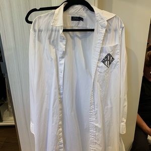 ralph lauren dress shirt with monogram
